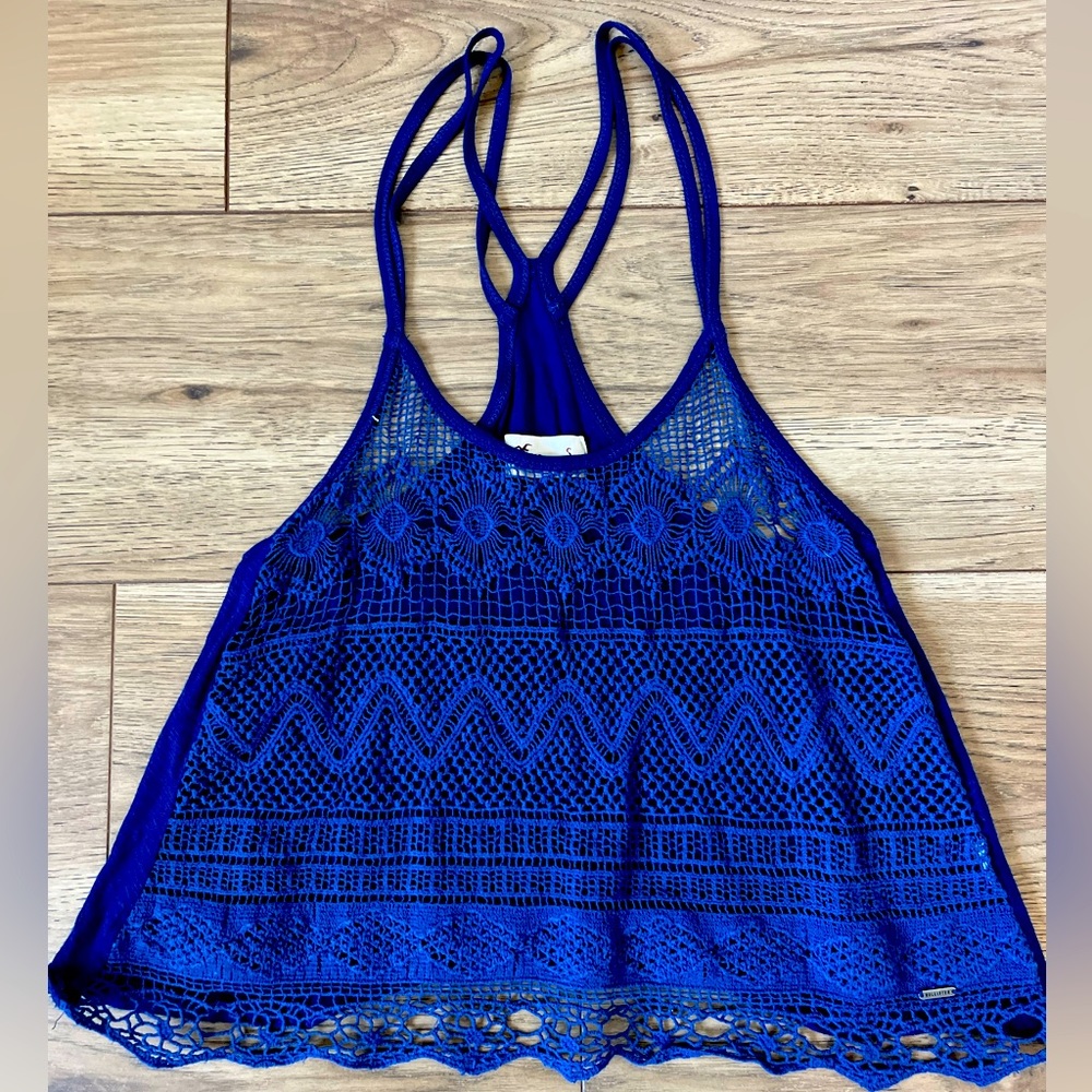Super cute crochet tank top from Hollister